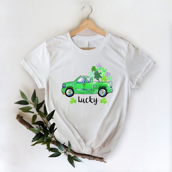 Lucky Shirt, St Patrick's Day Shirt, Happy St Patrick's Day Shirt, Gnome Shirt - Picture 1 of 2